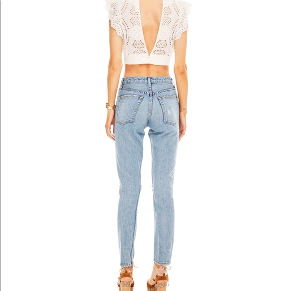 Astro Connie crop top white eyelet NWT - Picture 4 of 7